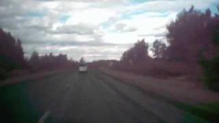 preview picture of video 'Russian Ishim - Berduzhye highway (M51 Kazakhstan bypass route): Berduzhye'