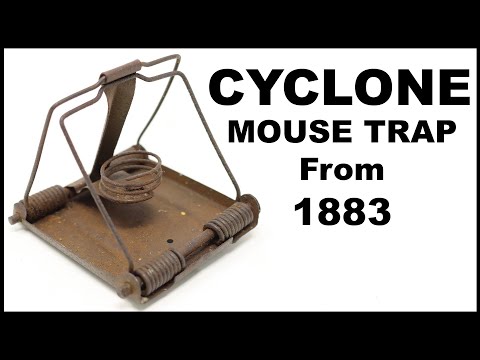 I Wish They Still Made The CYCLONE Mousetrap From 1883. Catching Mice In The Barn Mousetrap Monday.