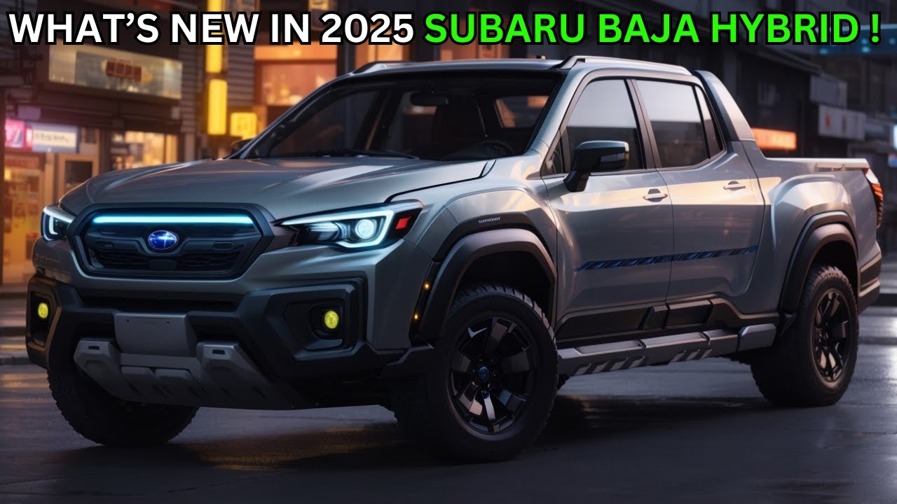 2025 Subaru Baja Is Born Again as a Hybrid to Scare the Mavericks of Imagination Land