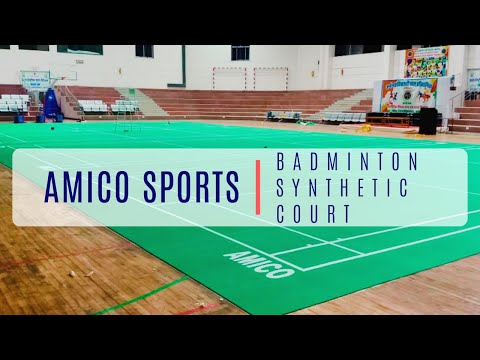 Amico synthetic badminton court flooring