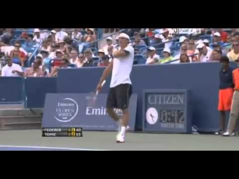 Roger Federer vs Bernard Tomic Western & Southern US Open Cincinnati 2012