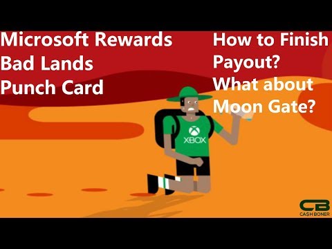 Bad Lands Microsoft Rewards Punch Card Overview - What's the Payout? Plus Moon Gate Tips