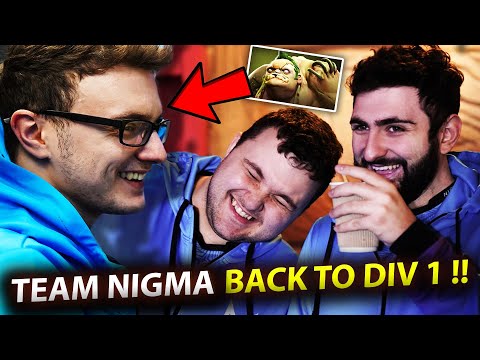 TEAM NIGMA BACK TO DIVISION 1 WITH MIRACLE PUDGE !!