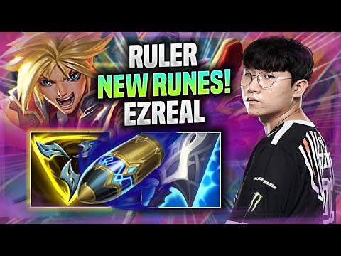 RULER WORLD CLASS EZREAL WITH NEW RUNES! - GEN Ruler Plays Ezreal ADC vs Caitlyn!