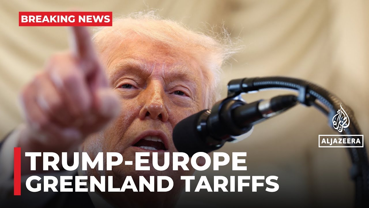 Trump vows tariffs on eight European nations over Greenland