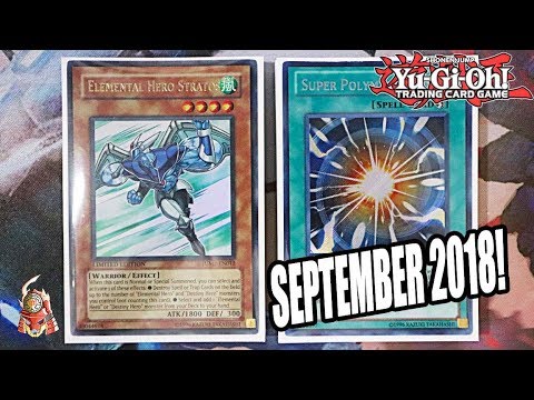 Yu-Gi-Oh! BEST! ELEMENTAL HERO STRATOS MASKED HERO DECK PROFILE + COMBO! SEPTEMBER 17, 2018 BANLIST!