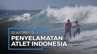 Aksi Peselancar Filipina Lepas Kesempatan Menang Demi Selamatkan Atlet Indonesia
