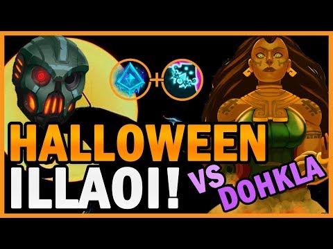 HALLOWEEN ON SUMMONERS RIFT | SPOOKIEST ILLAOI BUILD | GLACIAL AUGMENT + TWIN SHADOWS