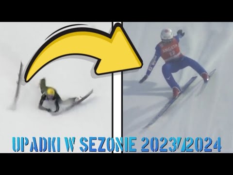 upadki w skokach narciarskich PŚ sezon 2023/2024