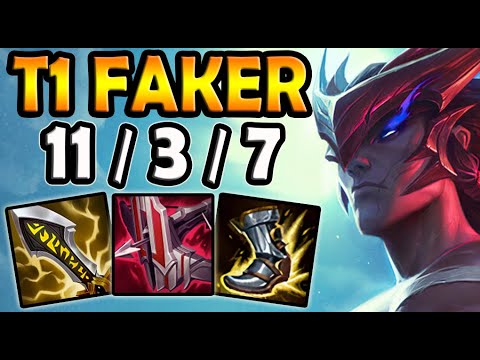 T1 Faker YONE vs FIZZ [ MID ] Ranked Korea ✅
