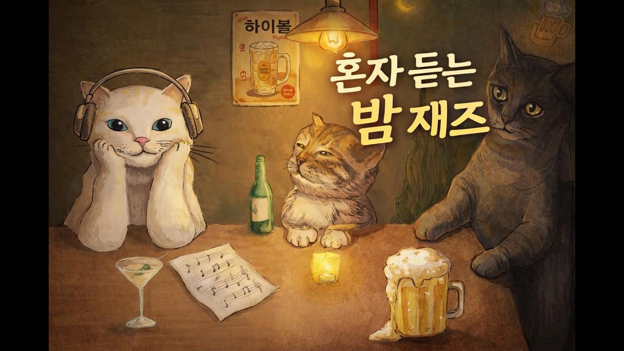 재즈 바 분위기 음악 🍷 | 고양이와 함께…