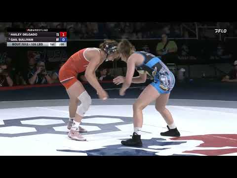 USMC Junior & 16U Nationals | 105 lbs Women’s Freestyle Finals | Hailey Delgado vs Gail Sullivan