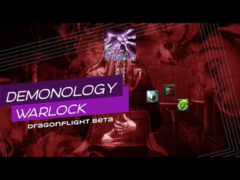 Demonology Warlock 4 Target DPS Testing - #wow Dragonflight Beta (100k+) #shorts
