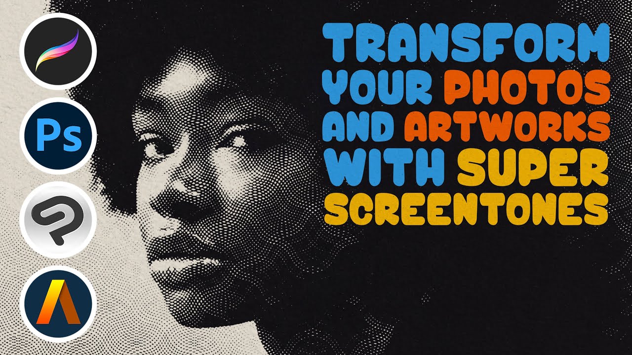 How to Transform your Photos and Artworks using SuperScreentones