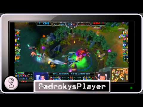 (TOP 5) CBLOL 2014 CNB vs Kabum (Melhores Momentos)