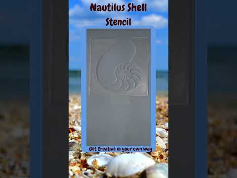 STL file Nautilus Shell Stencil・3D printer model to download・Cults