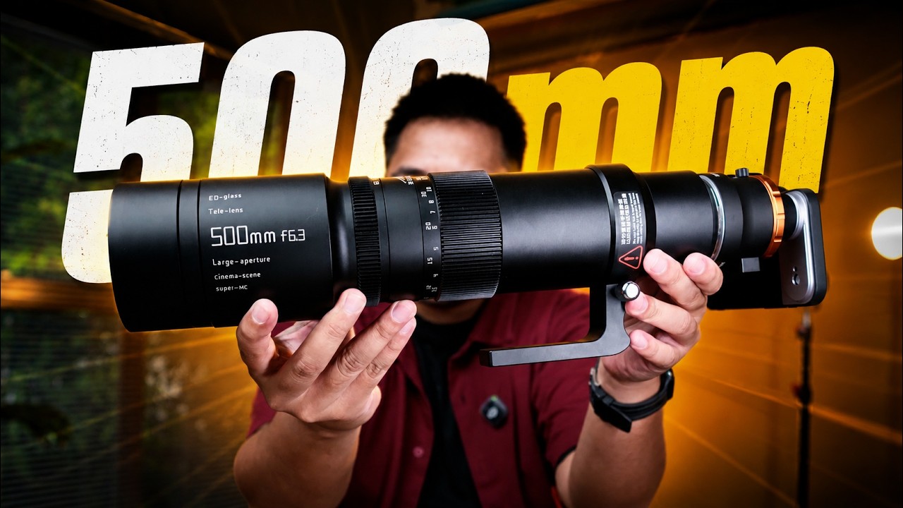 Lensa 500mm Buat Kamera Sony Di iPhone