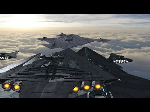 Assertor vs Dominance Battlegroups | Ultimate Star Destroyer Clash | EaW Remake