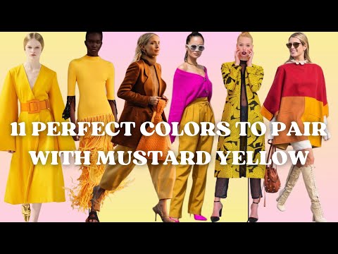 Best Color Combinations for Mustard Yellow