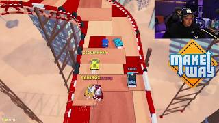 😂 CORINGA JOGANDO MAKE WAY COM AMIGOS! EP 4