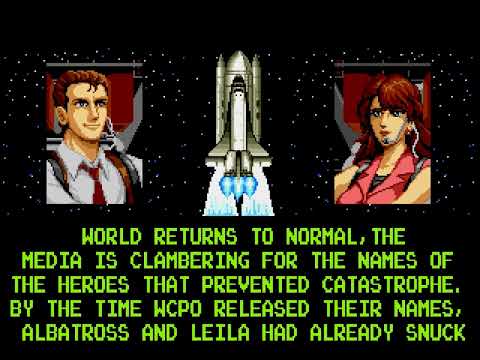 Cutscene : Rolling Thunder 2 : Ending and credits : Mega drive