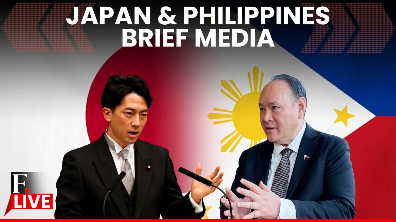 LIVE: Japanese & Philippine Defence Representatives Hold Press Conference