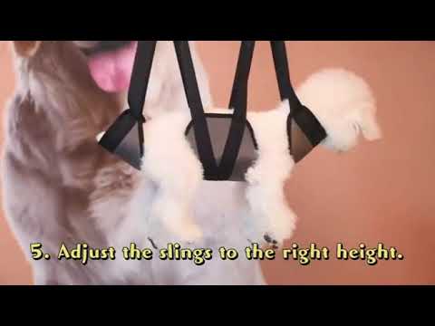 Pet Groom Hammock with toys Harness for Cats & Dogs, Dog Sling for Grooming