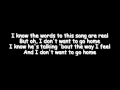I don't want to go home-Southside Johnny & The Asbury Jukes(lyrics)