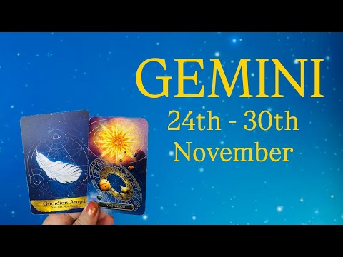 GEMINI ✨”Something BIG Is About To Happen In Your LIFE!” 24th - 30th November 