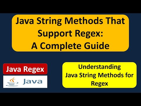 Java String Methods That Support Regex A Complete Guide Regex In Java