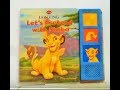 DISNEY The Lion King Let S Pretend With Simba PLAY A SOUND