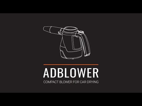 ADBL Adblower – Compacte Auto Droger 600W + Premium Droogdoek