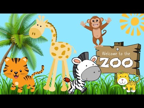 ZOO ANIMALS FOR KIDS | Learn Zoo Animals for Children | Cute Animals Funny Animals at the Zoo!