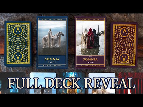 Reveal of The Somnia Oracle & Revised Tarot Decks | Full Flip-Through