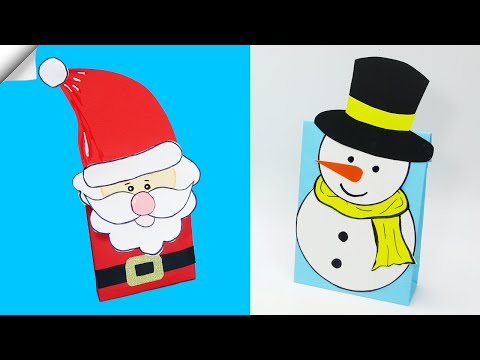 3 DIY christmas Easy paper crafts 5 minute crafts christmas