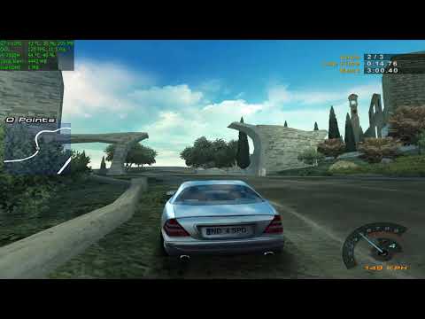 Need For Speed: Hot Pursuit 2 Walkthrough Part 11 - "Mercedes CL55 AMG Time Trial"