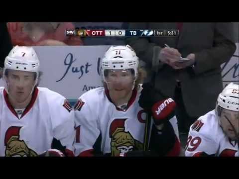 Daniel Alfredsson Goal (Ottawa Senators vs Tampa Bay Lightning April 9, 2013) NHL HD