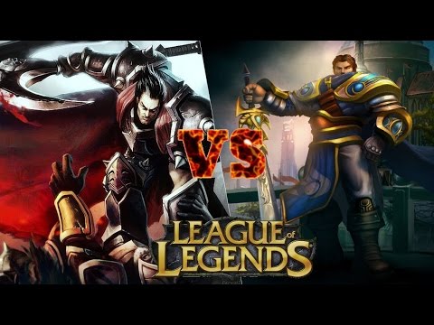 Garen vs Darius top lane fight