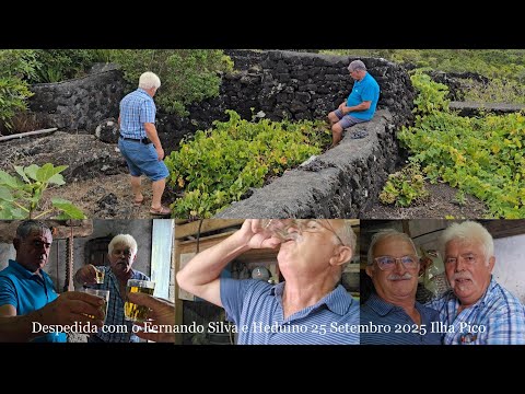 Farewell with Fernando Silva and Heduino September 25, 2025 Pico Island