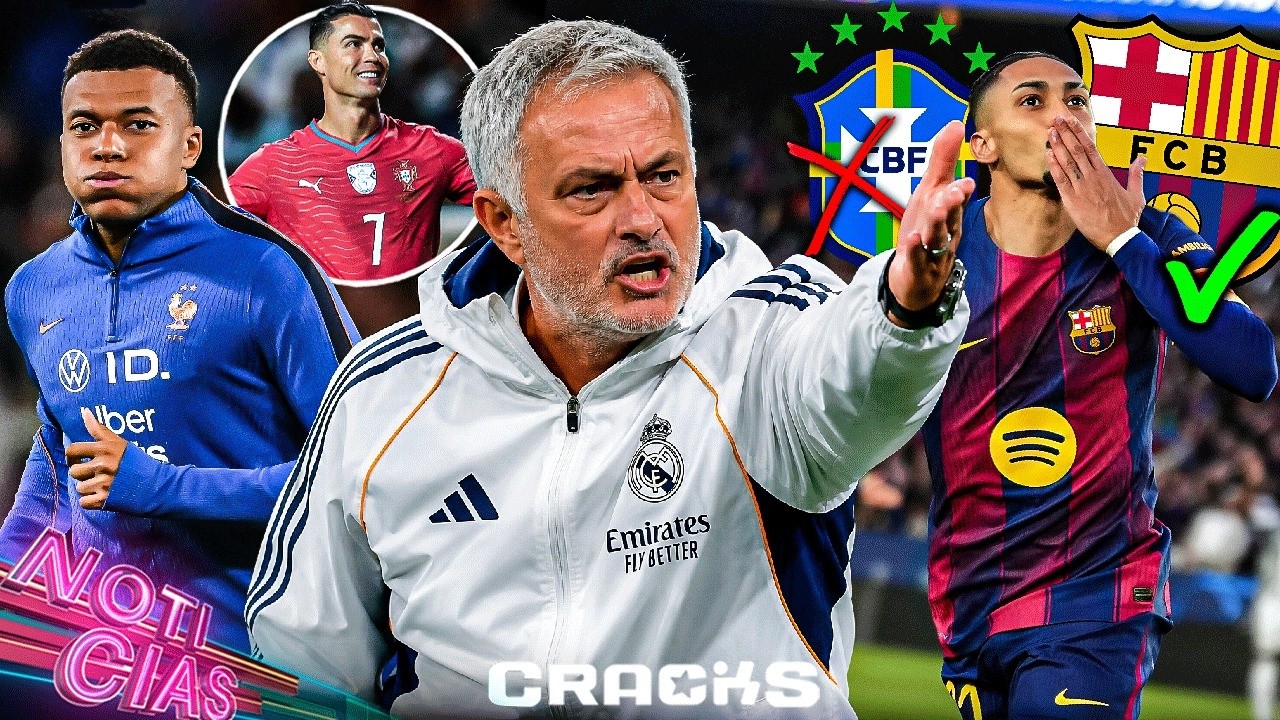 1er enfado de Mouriño; Mbappe en polémica | Raphinha: “Me valoran más en el Barça” | Julián cerrado