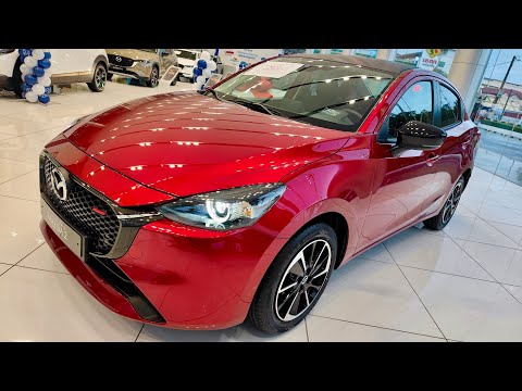 First Look ! 2024 MAZDA 2 - Sport Edition | Soul Red Crystal Metallic Color
