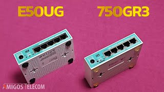 Mikrotik E50UG (unboxing e comparativo com a RB750gr3) RB Hex Refresh