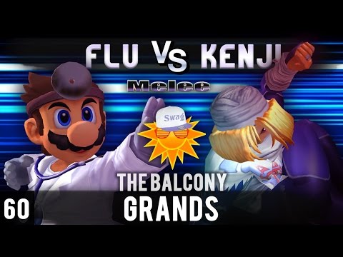 Melee @ The Balcony 60 - Grand Finals ft. Stomach Flu (Doc) vs. Kenji (Sheik)