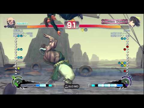 HERU_X (Gouken) Vs slivro (Yang) SSF4 AE Ranked Matches - PSN