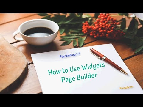 Prestashop 1.7: How to Use Widgets in Page Builder | Prestabrain Tutorials