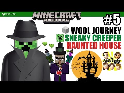 Minecraft Xbox One: Sneaky Creeper & Haunted House