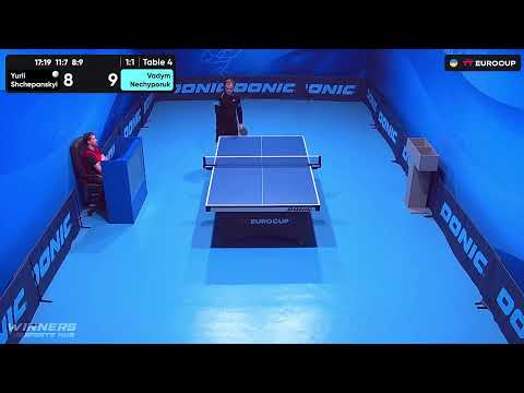 12:25 Yurii Shchepanskyi - Vadym Nechyporuk 01.08.2023 TT Euro.Cup Ukraine Star. TABLE 4