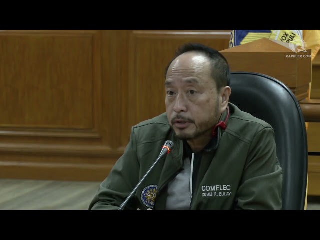 Comelec’s Rey Bulay threatens to have poll body critics arrested