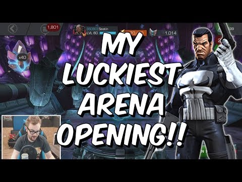 My Luckiest Arena Crystal Opening!! - 50x Uncollected Arena Crystals - Marvel Contest Of Champions