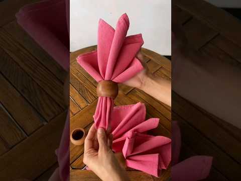 Napkin folding design | How to fold napkin art | @mrgariyatowelart